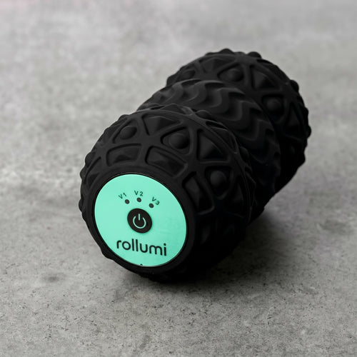 Rollumi Vibrating Massage Roller — Midnight Black
