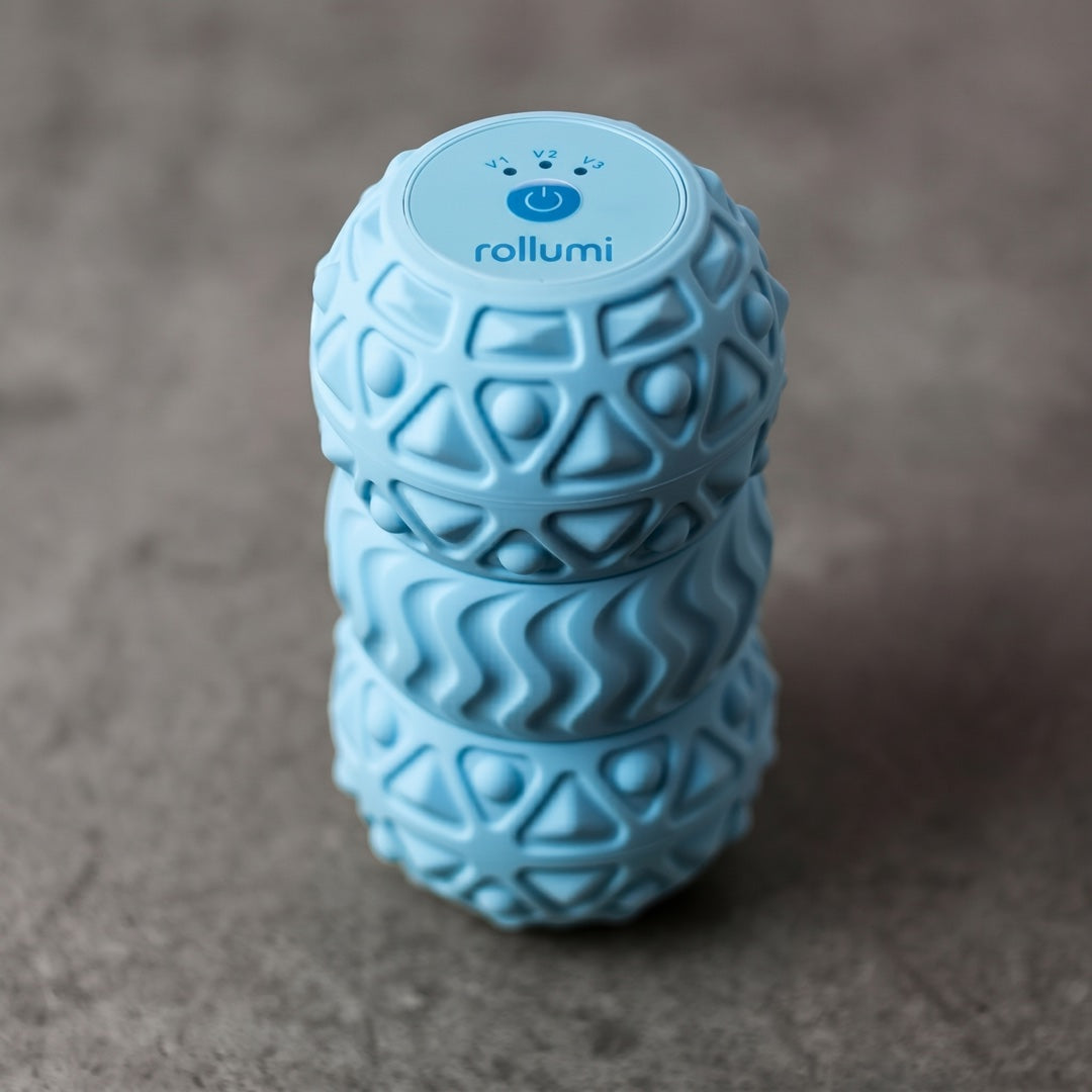 Rollumi Vibrating Massage Roller — Sky Blue