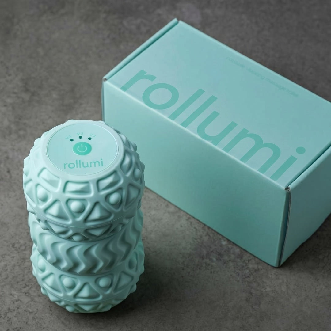 Rollumi Vibrating Massage Roller — Pistachio